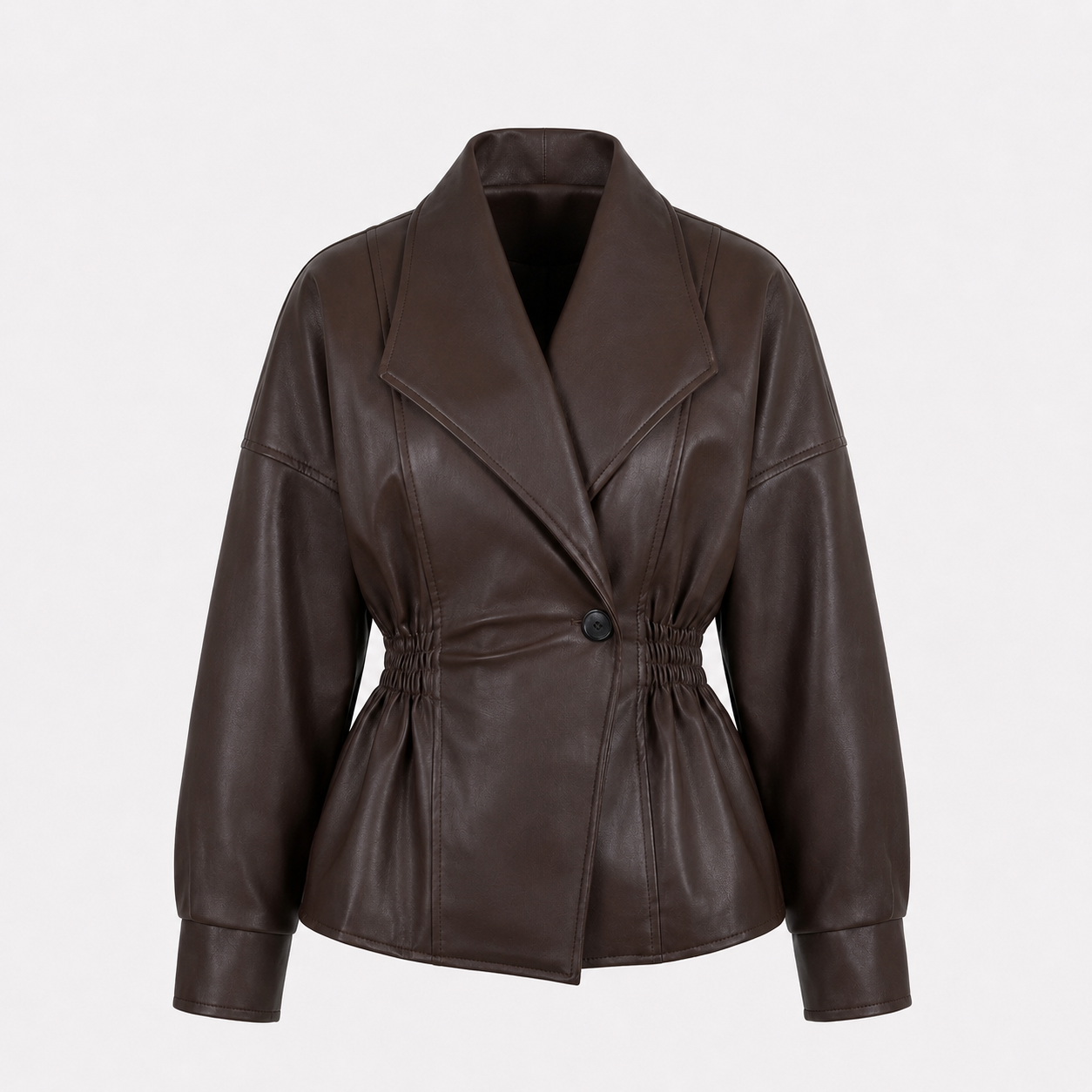 Veste Cintrée en Similicuir