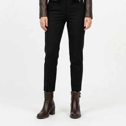 Bottines à Talon Carré – Marron – Similicuir – Femme