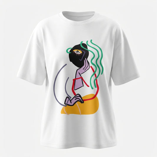 T-shirt Graphique Art Abstrait