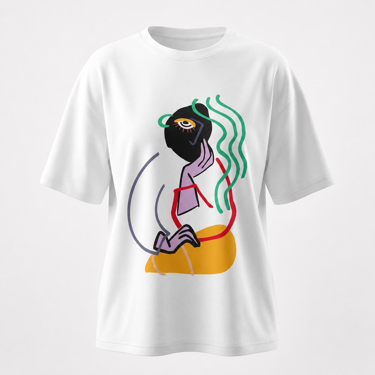 T-shirt Graphique Art Abstrait