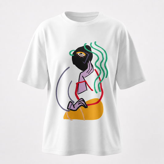 T-shirt Graphique Art Abstrait