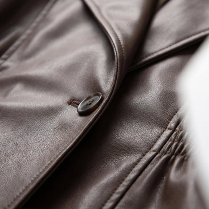 Veste Cintrée en Similicuir