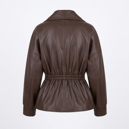 Veste Cintrée en Similicuir